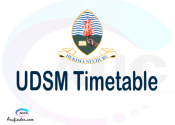 UDSM timetable, UDSM timetable second semester, ARIS UDSM timetable semester 2, UDSM supplementary timetable, Second Semester time table, second semester time table