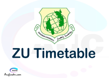 Zanzibar University ZU timetable, Zanzibar University ZU timetable second semester, ZUSIS ZU timetable semester 2, Zanzibar University Second Semester time table, second semester time table,