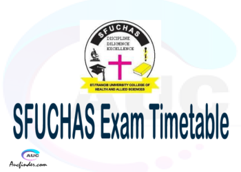 SFUCHAS Examination Time Table-, SFUCHAS UE timetable, UE timetable SFUCHAS, SFUCHAS supplementary timetable, SFUCHAS UE timetable second semester, SFUCHAS supplementary timetable