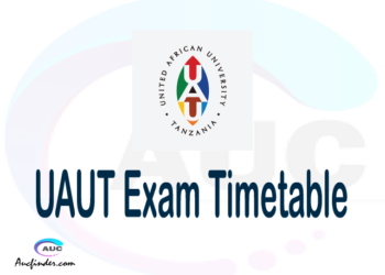 UAUT Examination Time Table-, UAUT UE timetable, UE timetable UAUT, UAUT supplementary timetable, UAUT UE timetable second semester, UAUT supplementary timetable