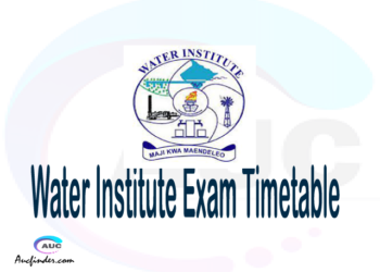 Water Institute WI Examination Time Table-, Water Institute WI UE timetable, Water Institute UE timetable WI, Water Institute WI supplementary timetable, Water Institute WI UE timetable second semester, WI supplementary timetable