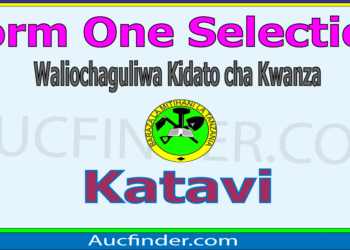 Form One Selection 2026 in Katavi Region – Majina ya Waliochaguliwa Kidato cha Kwanza Katavi