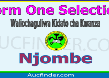 Form One Selection 2026 in Njombe – Majina ya Waliochaguliwa Kidato cha Kwanza Mkoa wa Njombe