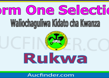 Form One Selection 2026 in Rukwa Region – Majina ya Waliochaguliwa Kidato cha Kwanza Mkoa wa Rukwa