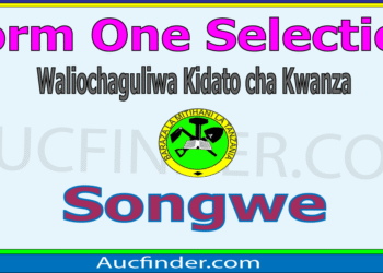 Form One Selection 2026 in Songwe Region – Majina ya Waliochaguliwa Kidato cha Kwanza Mkoa wa Songwe