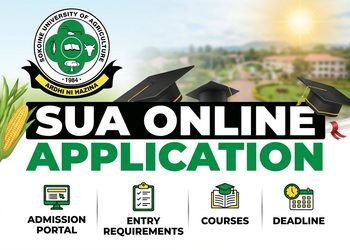 SUA Online Application 2026/2027: SUA ESB Portal, Entry Requirements & Fees