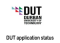 DUT Application Status