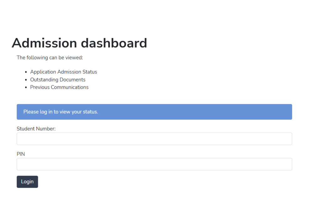 How to Check the NMU Application Status