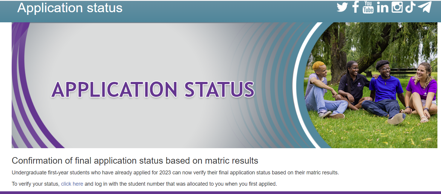 NWU status check 2023 How to Check the NWU Application Status