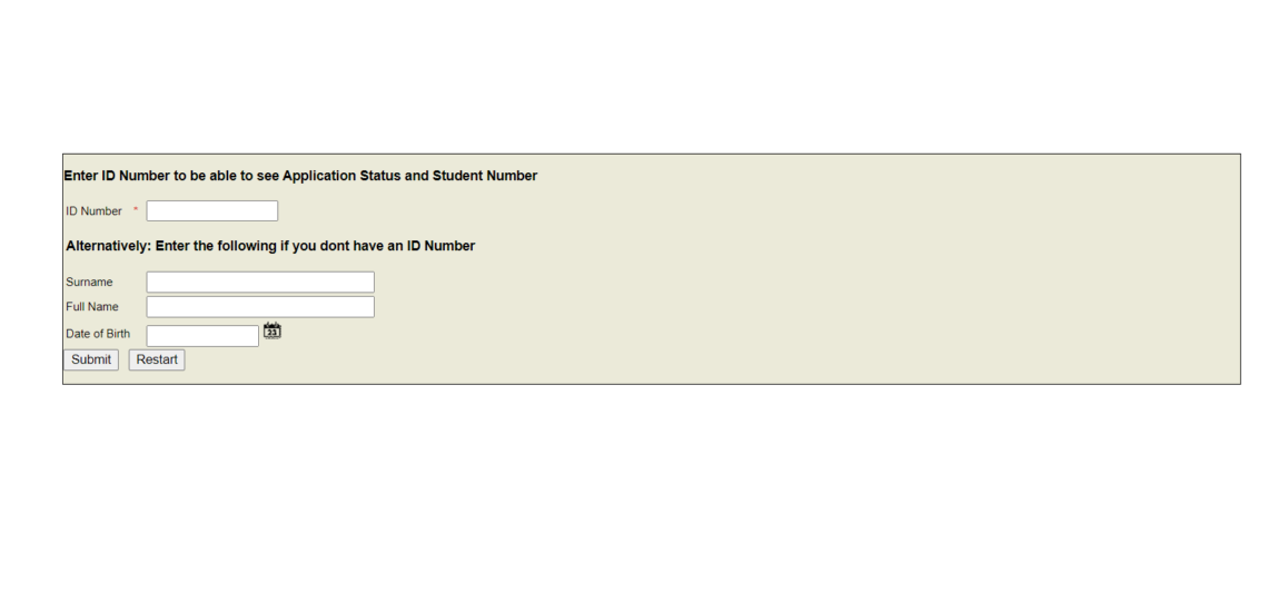TUT status check 2023 How to Check the TUT Application Status Aucfinder Za