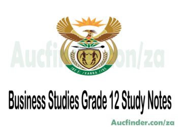 Business Studies Grade 12 Study Notes Pdf Download