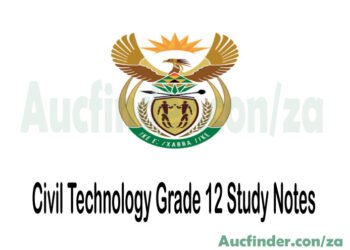 Civil Technology Grade 12 Study Notes Pdf Download