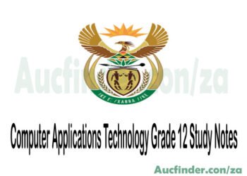 Computer Applications Technology Grade 12 Study Notes Pdf Download