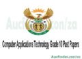 Computer Applications Technology Grade 10 Exam Papers and Memos pdf download