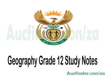 Geography Grade 12 Study Notes Pdf Download