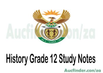 History Grade 12 Study Notes Pdf Download