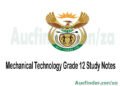Mechanical Technology Grade 12 Study Notes Pdf Download