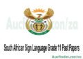 South African Sign Language Grade 11 Exam Papers and Memos pdf download