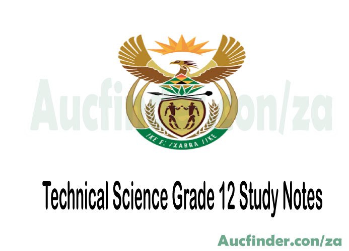 technical science grade 12 topics